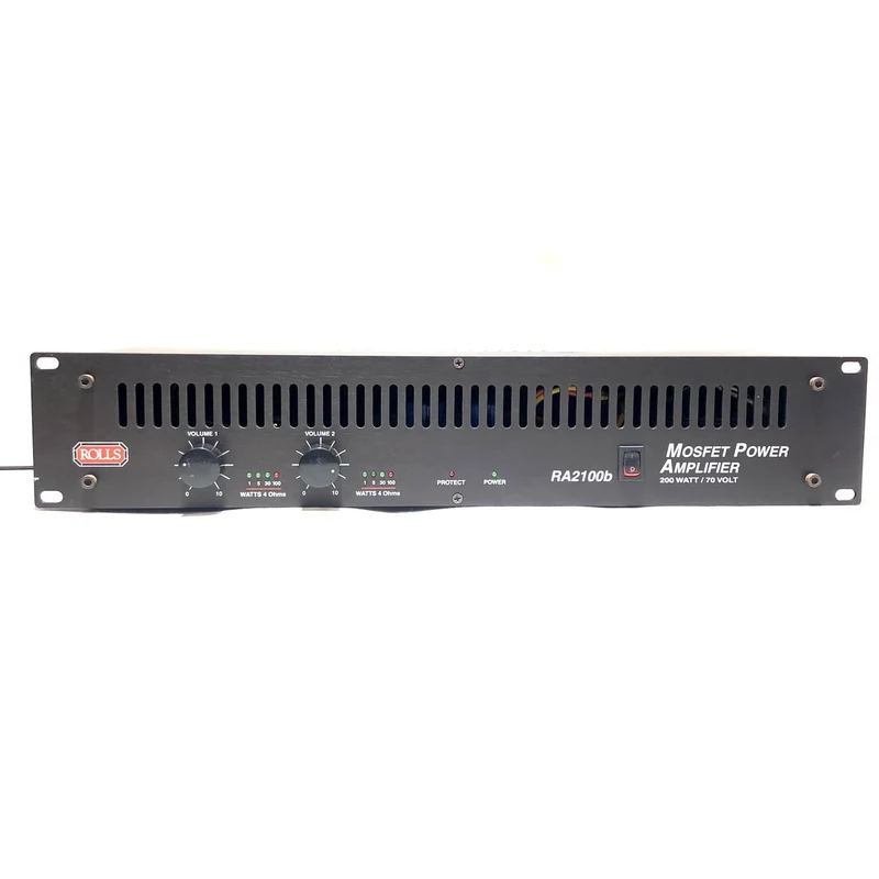 Rolls RA2100b Stereo 70V Power Amplifier #2466 - DEMO