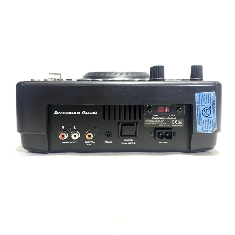 American Audio CDI 500 MP3 Professional Single MP3/CD Player #2456 - USED