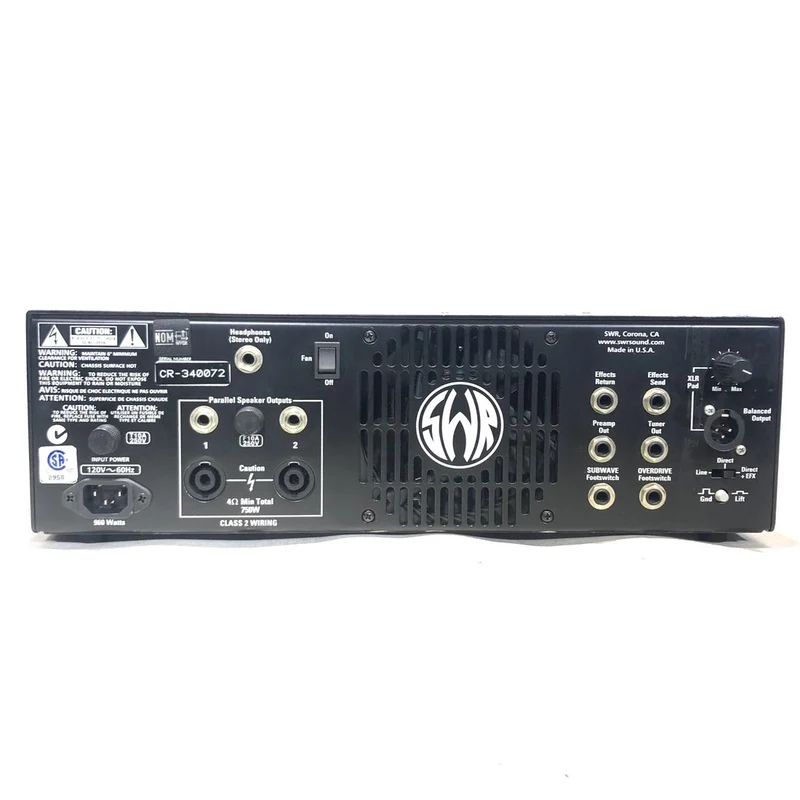 SWR 750X Pro Series Bass Amplifier Head 750W #2406 - USED