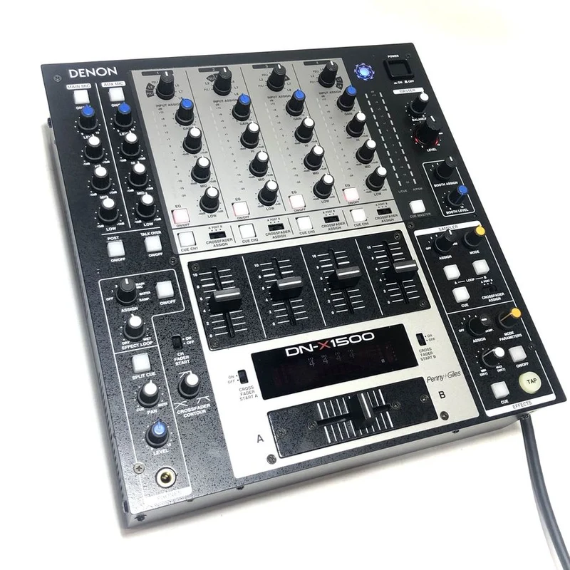 Denon DJ DN-X1500 Professional 4-Channel DJ Mixer w/ Sampling and Digital Effects #2250 - USED