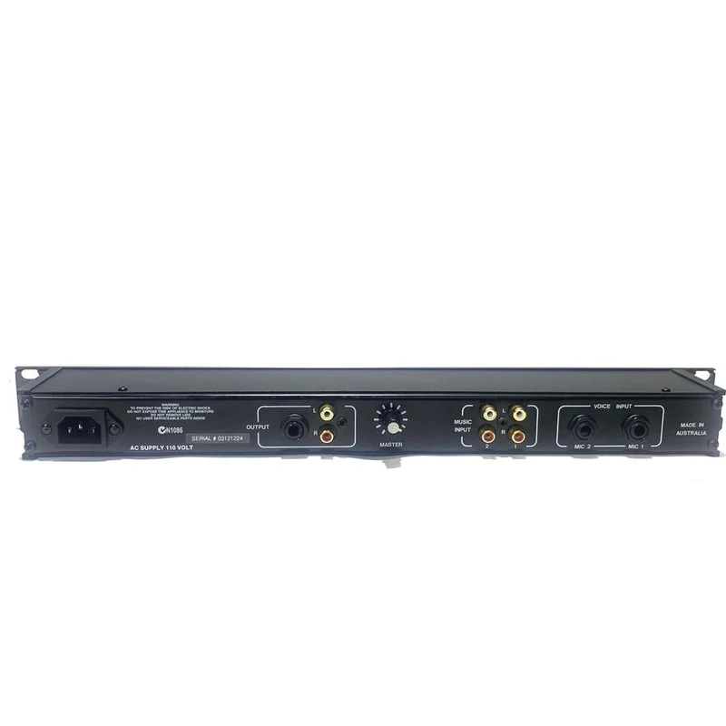 Fitness Audio AEROMIX 2+2 Voice Over Music Stereo Mic/Line Mixer #2226 - USED
