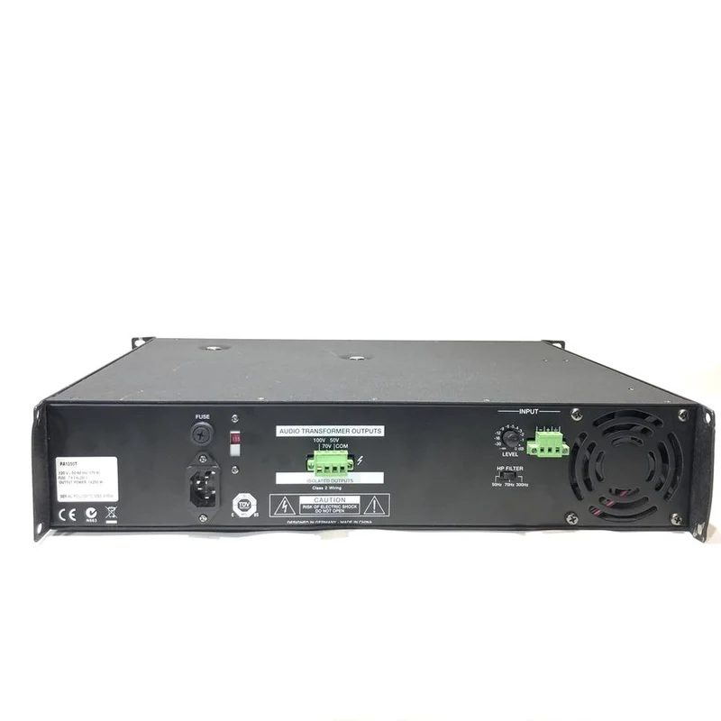 Electro-Voice PA1250T Rackmount 250W Mono Power Amplifier (50V/70V/100V) #2177 - USED