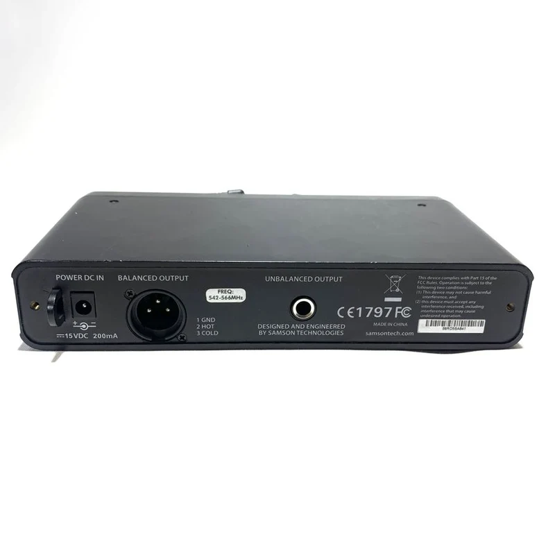 Samson Concert 88 16-Channel Wireless Microphone System w/ Samson CH88 Handheld Transmitter #2196 - USED