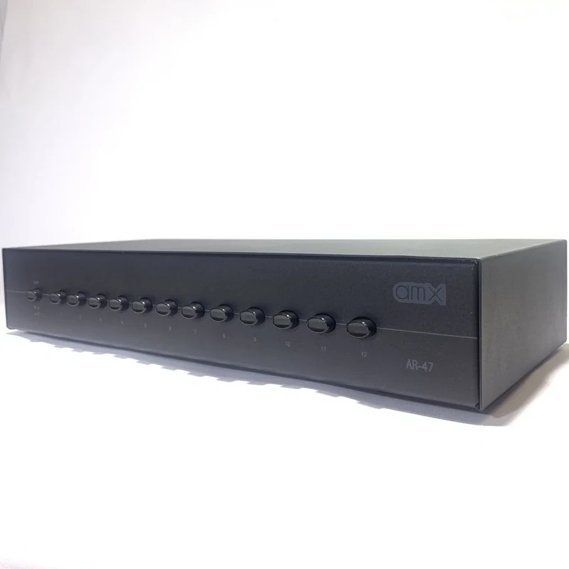 AMX AR-47 12-Pairs Stereo Speaker Selector Box w/ Impedance Protection #2091 - USED