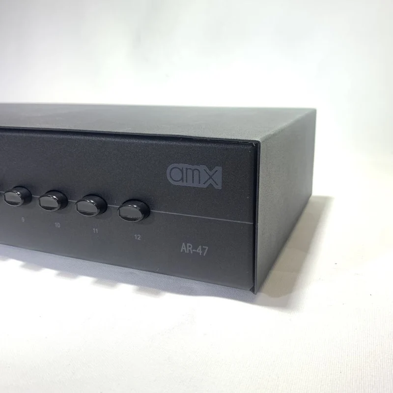 AMX AR-47 12-Pairs Stereo Speaker Selector Box w/ Impedance Protection #2091 - USED