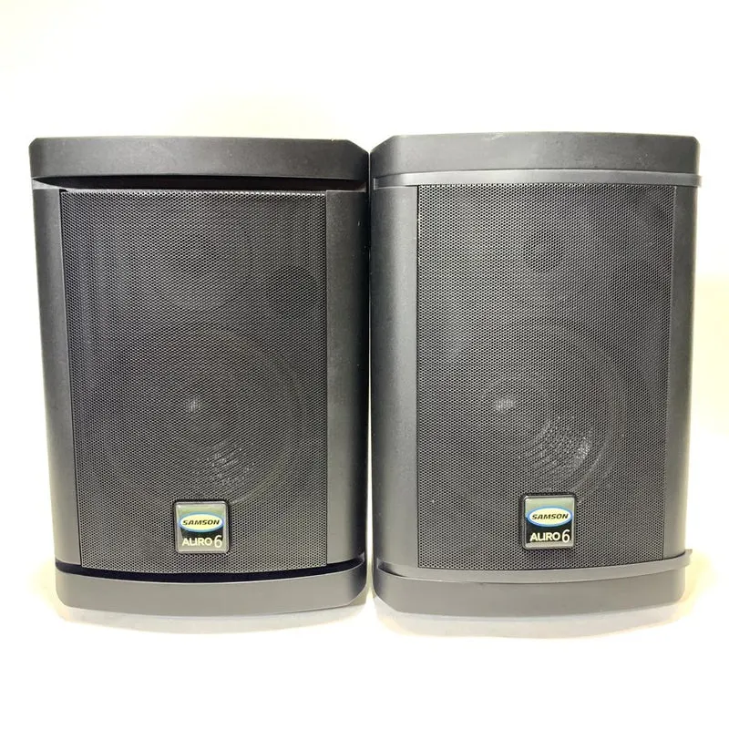 Samson Auro 6 Multipurpose 6' Passive PA Cabinet 180W (Pair) #2098 - USED