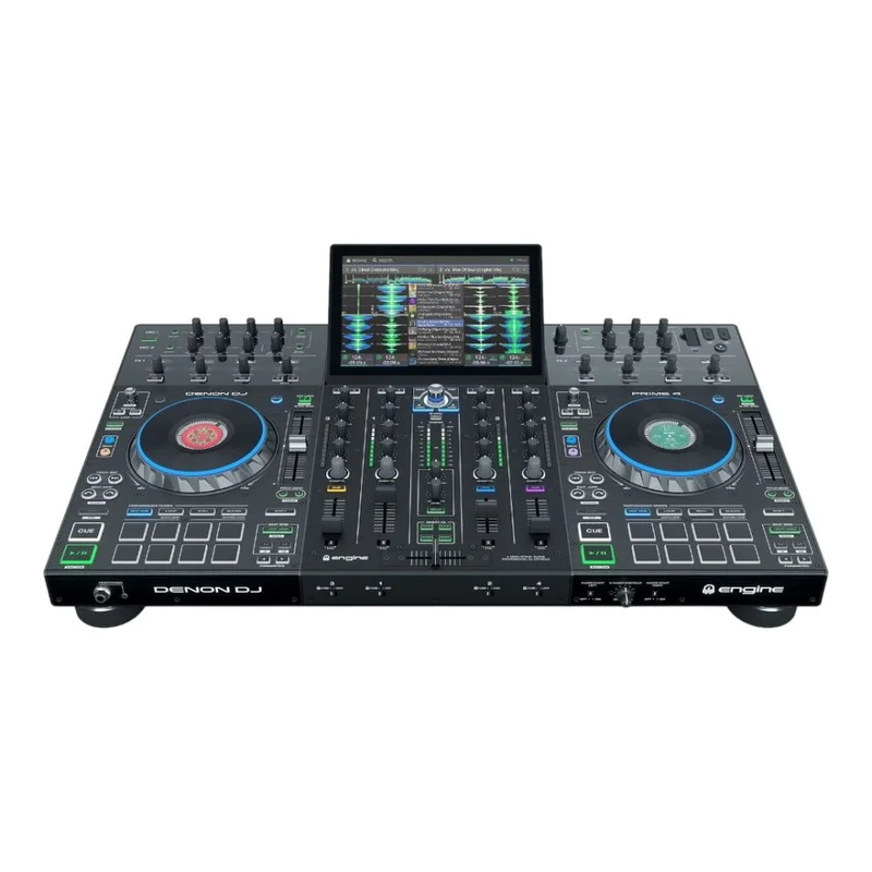 Denon DJ PRIME4XUS Prime 4 4-Deck Standalone DJ System with 10-inch Touchscreen - DEMO