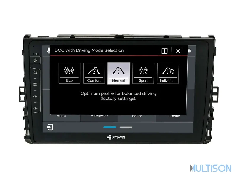 DYNAVIN D9-333 Premium Flex - Autoradio 9" Carplay pour VW T6.1, Polo, Golf Sportsvan