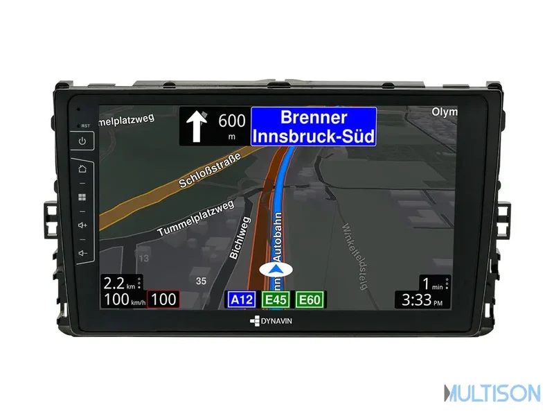 DYNAVIN D9-333 Premium Flex - Autoradio 9" Carplay pour VW T6.1, Polo, Golf Sportsvan