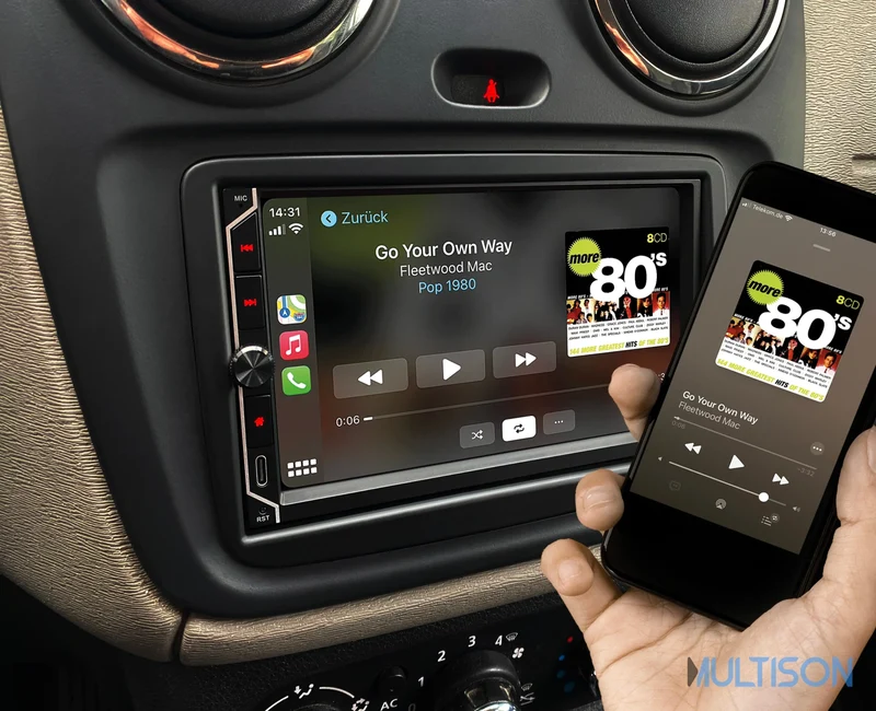 ESX VMX700DAB - Autoradio 2-DIN avec Écran 7 Pouces Carplay Android Auto