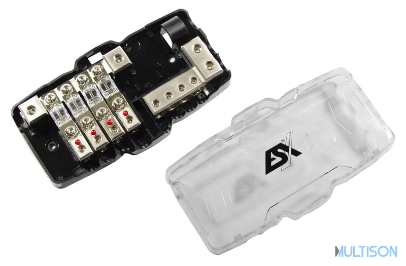 ESX DFD2/2G - Bloc de Distribution de Masse et de Fusibles