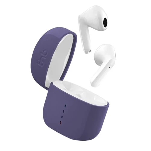 Écouteurs sans fil ZIP semi intra-auriculaires violet