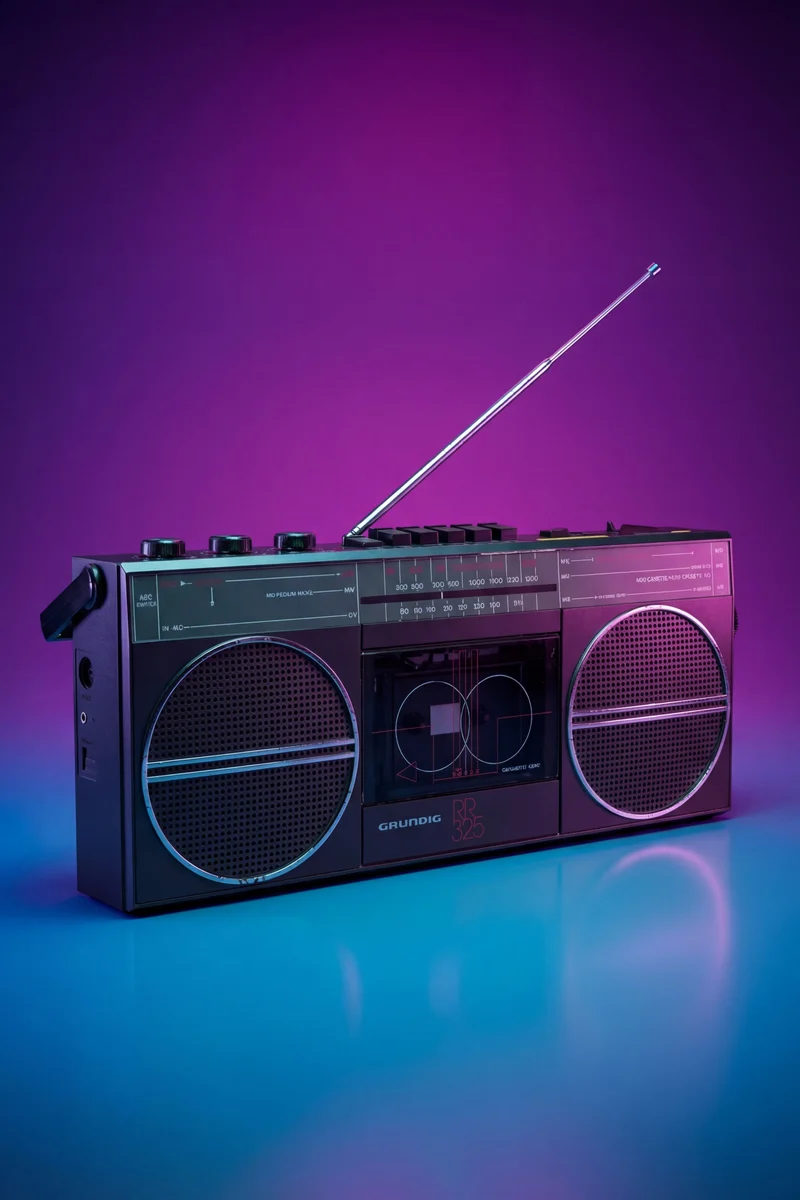 Boombox Bluetooth Grundig Vintage de 1985