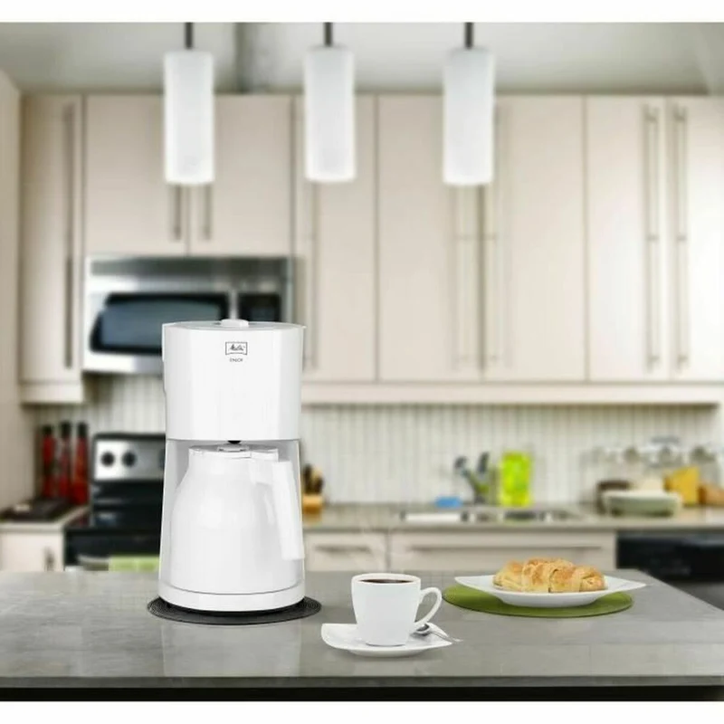Cafetière électrique Melitta 1017-05 1000 W blanche 1000 W 8 tasses