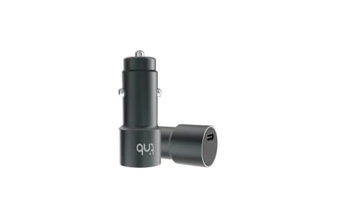 Chargeur voiture USB-C 25W – Aluminium recyclé – Gris anthracite