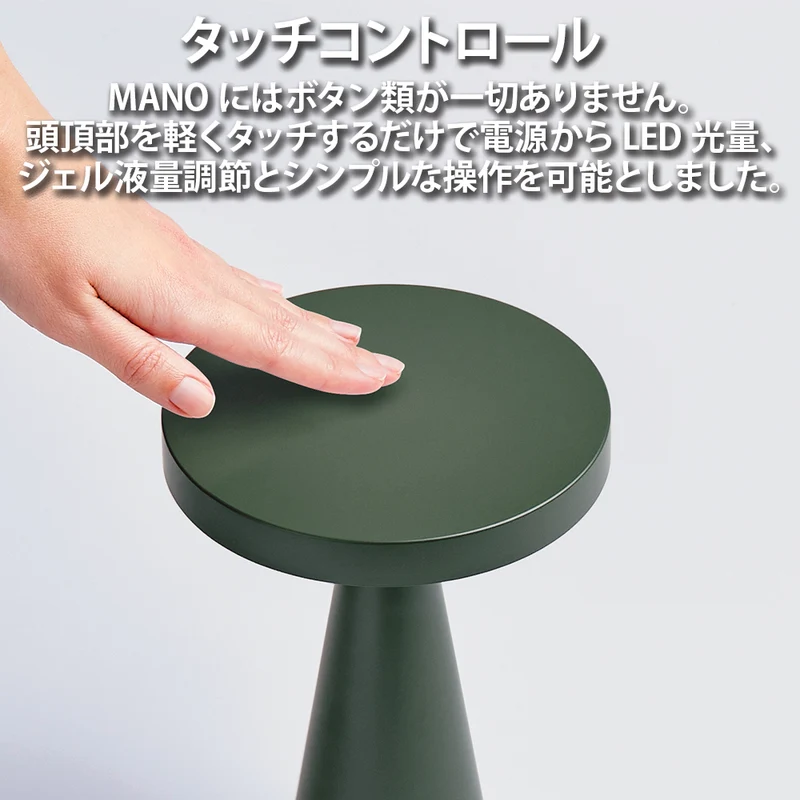 手をかざすだけで適量がでてくるハンドディスペンサー LEXON MANO LH79