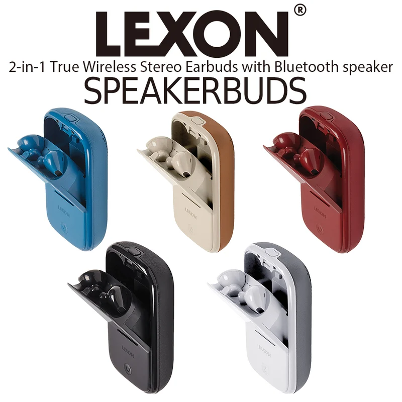 イヤホンとスピーカーが1つになった1台2役のハイスペックマルチデバイス LEXON SPEAKER BUDS LA127