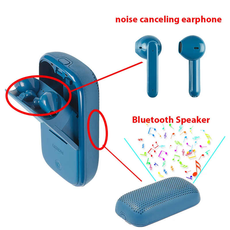 イヤホンとスピーカーが1つになった1台2役のハイスペックマルチデバイス LEXON SPEAKER BUDS LA127