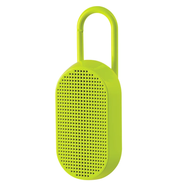 LEXON (レクソン) MINO T カラビナ付きBluetoothスピーカー 防水IPX4 USB-C充電 ハンズフリー通話可能 自撮りボタン