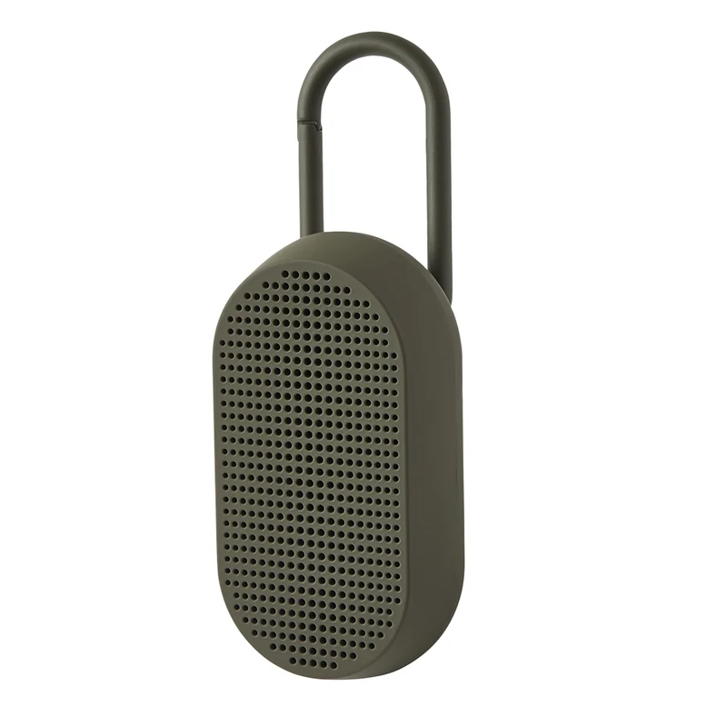 LEXON (レクソン) MINO T カラビナ付きBluetoothスピーカー 防水IPX4 USB-C充電 ハンズフリー通話可能 自撮りボタン