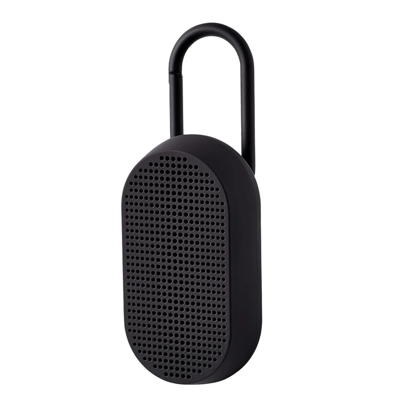 LEXON (レクソン) MINO T カラビナ付きBluetoothスピーカー 防水IPX4 USB-C充電 ハンズフリー通話可能 自撮りボタン