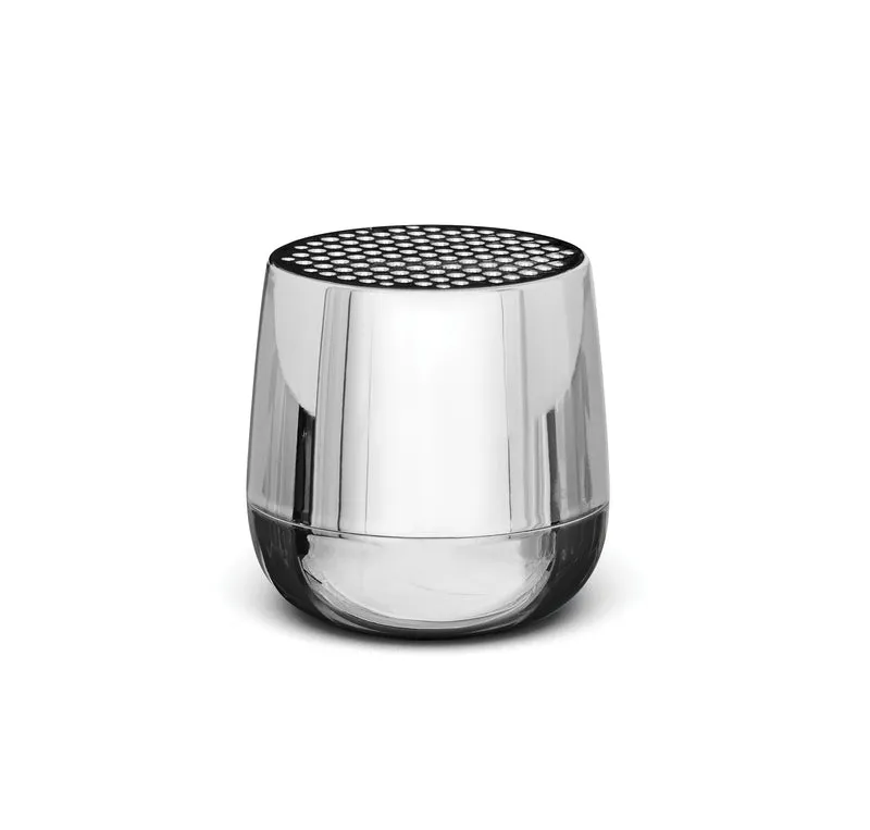 LEXON (レクソン) MINO+ クロームシリーズ 3WミニポータブルBluetoothスピーカー ワイヤレス充電対応 USB-C充電 TWSテクノロジー搭載 ハンズフリー通話可能 自撮りボタン