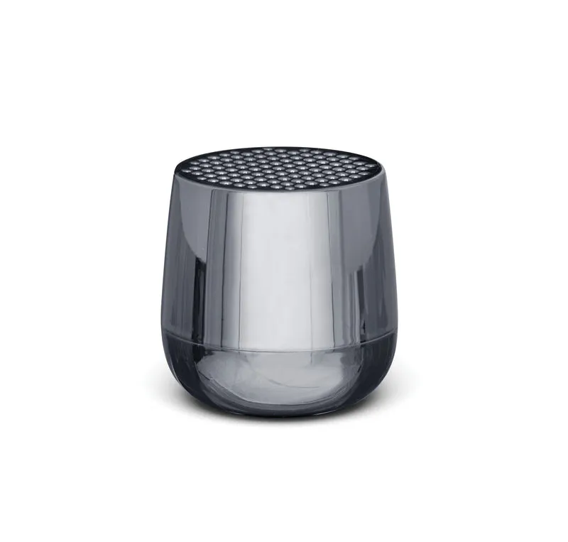 LEXON (レクソン) MINO+ クロームシリーズ 3WミニポータブルBluetoothスピーカー ワイヤレス充電対応 USB-C充電 TWSテクノロジー搭載 ハンズフリー通話可能 自撮りボタン