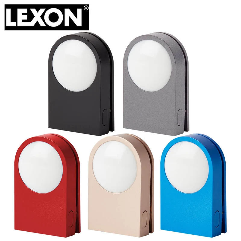 LEXON (レクソン) LUCIE ウェアラブルLEDクリップ 最大12時間使用 点灯または点滅 耐雨性IPX4 約1.5メートルまで視認可能