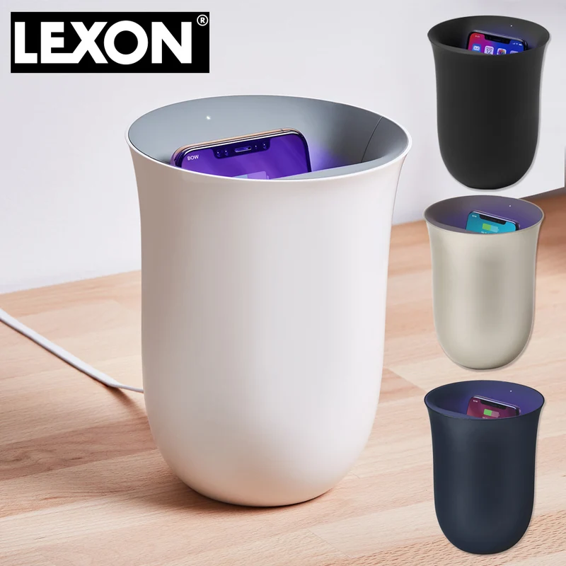 LEXON (レクソン) OBLIO UV除菌ワイヤレス充電器 Qi規格対応 自動ON/OFF除菌サイクル 20分で細菌を99.9%除去 LH59