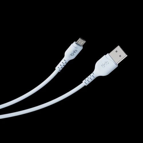 Câble USB / USB-C connecteurs renforcés Color's 2 mètres - Bleu