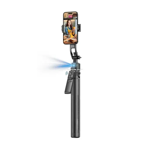 Trépied Suivi Visage 360° - Sans App - Télécommande - Caméra Intégrée - INFLUENCE PRO