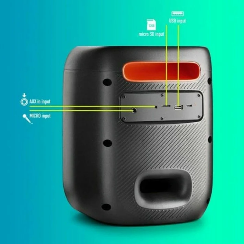 Enceintes Bluetooth portables NGS ELEC-SPK-0836 Noir