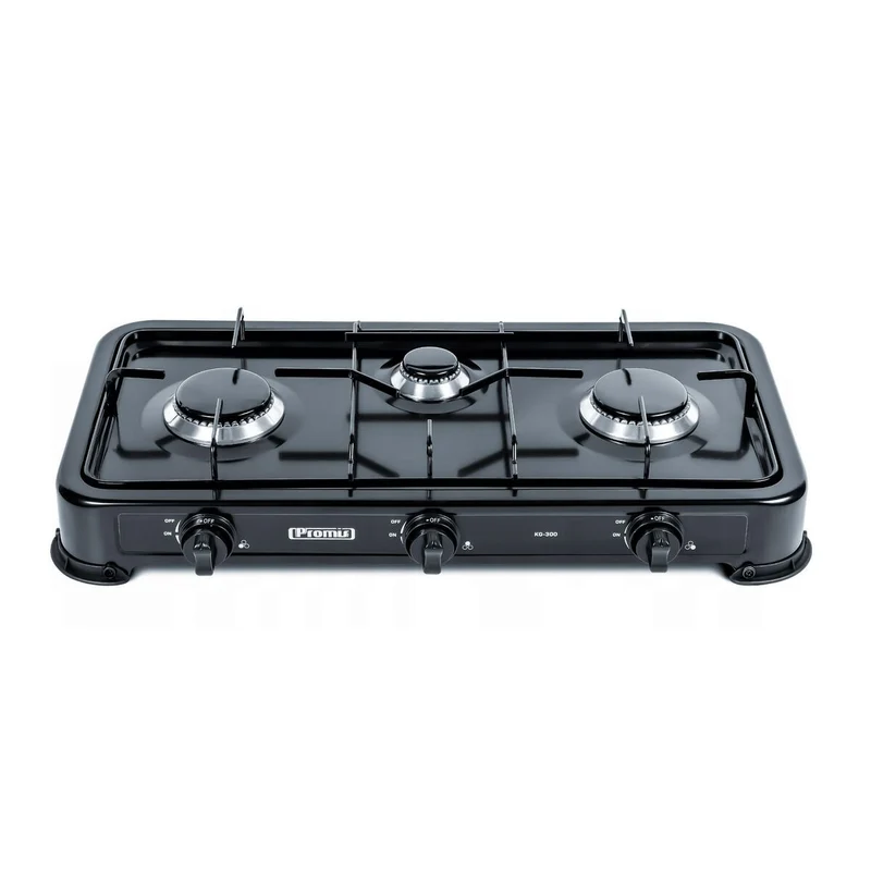 Table de cuisson à gaz Promis KG300C noir 35 x 11 x 31 cm