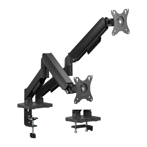Double bras support mécanique pour moniteur