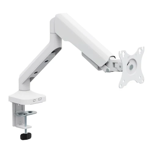 Bras support articulé pour moniteur - blanc
