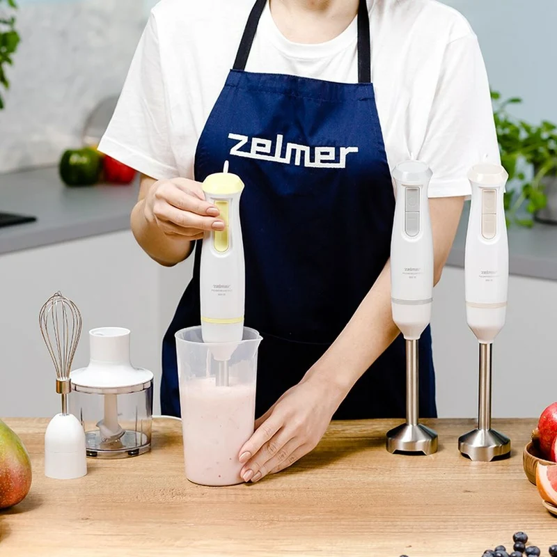 Mixeur plongeant submersible Zelmer ZHB4562L Blanc 800 W