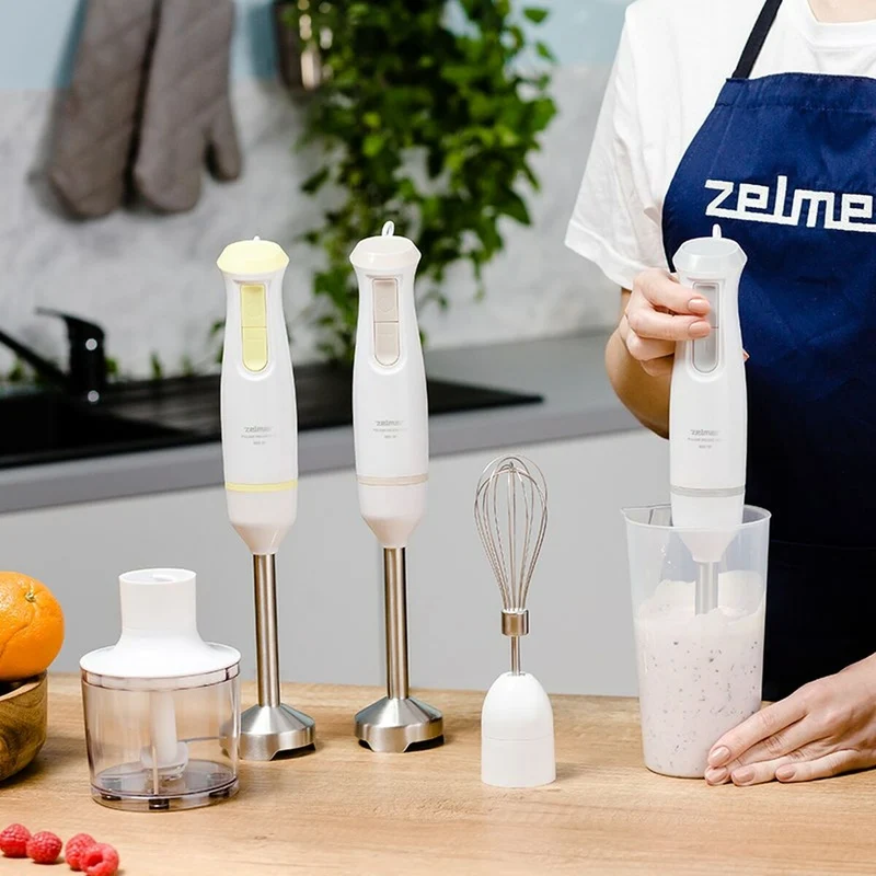 Mixeur plongeant submersible Zelmer ZHB4562L Blanc 800 W