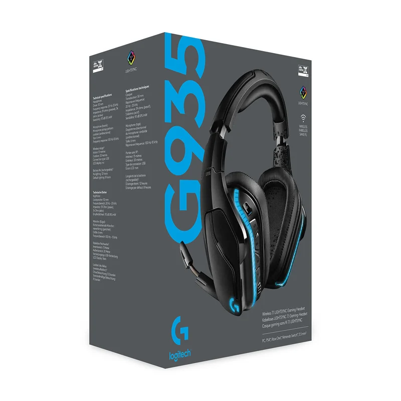 Casque de jeu avec microphone Logitech 981-000744