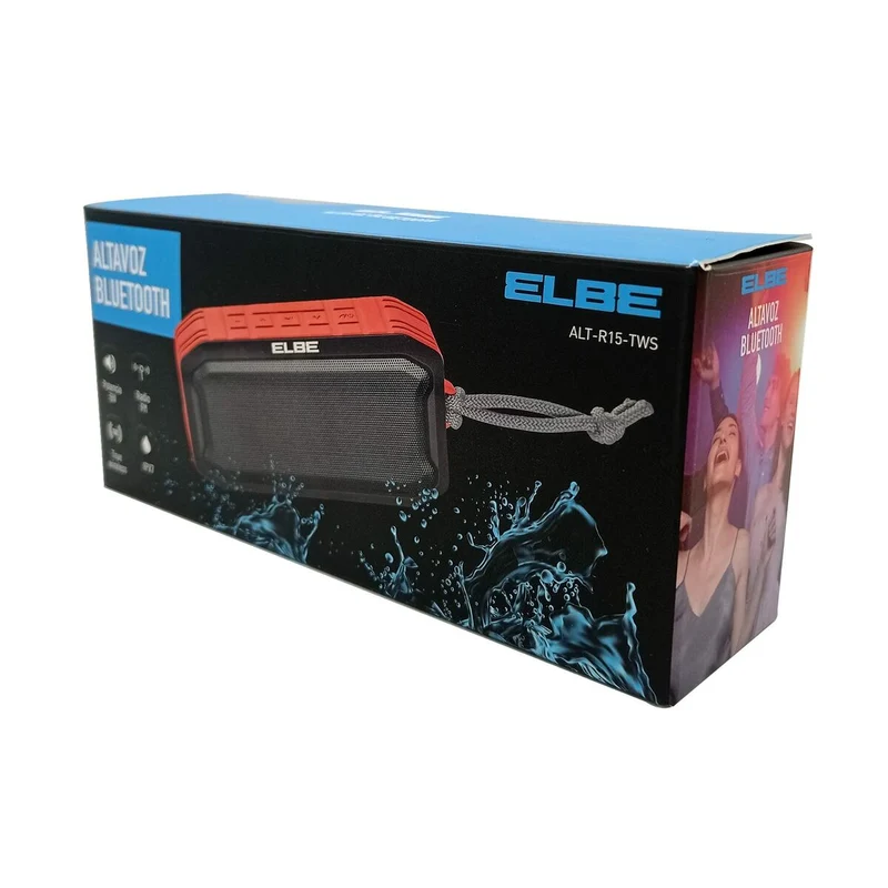 Enceinte portable ELBE ALTR15TWS 5W Rouge