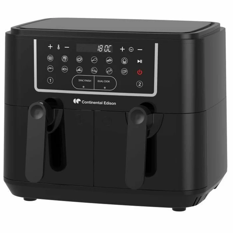 Friteuse à air Continental Edison Noir 2400 W 9 L