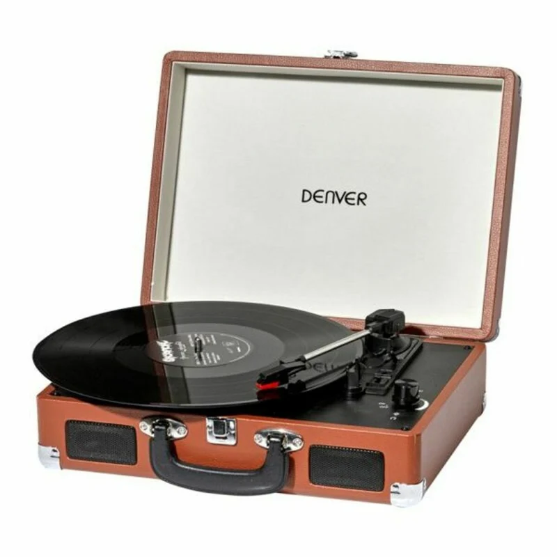 Tourne-disque Denver Electronics VPL-120BROWN USB Marron