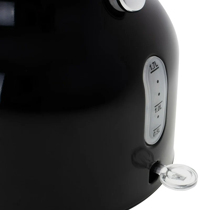 Bouilloire Adler AD 1346b Noir Argent Acier inoxydable 1850-2200 W 1,7 L