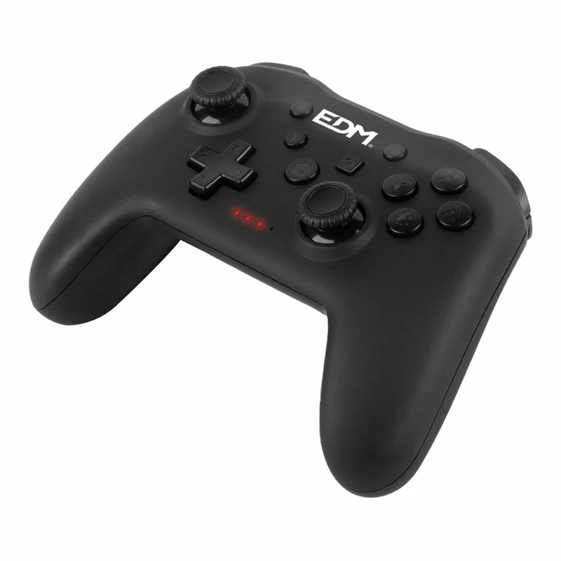 Manette de jeu sans fil EDM 07750 pour joueurs Noir