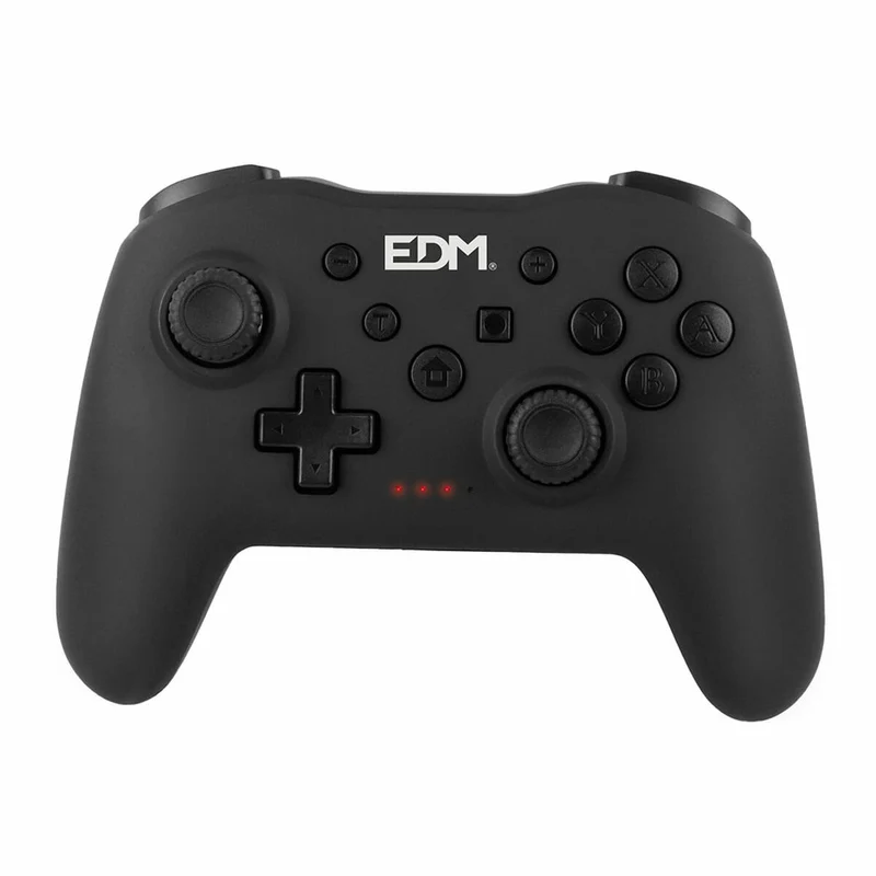 Manette de jeu sans fil EDM 07750 pour joueurs Noir