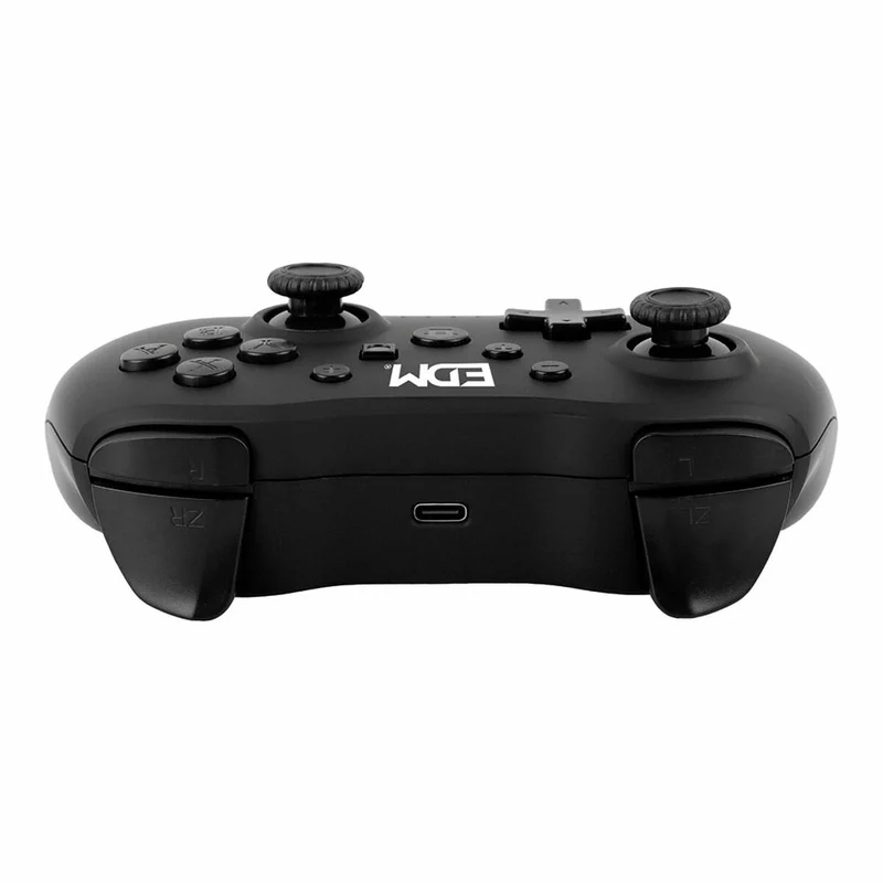 Manette de jeu sans fil EDM 07750 pour joueurs Noir