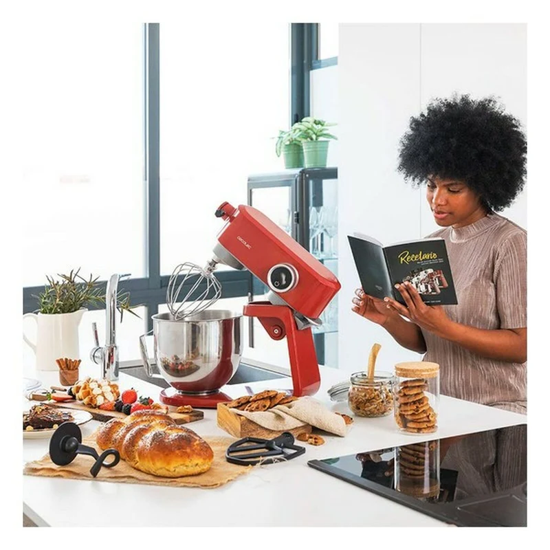 Blender/mixeur pâtissier Cecotec Twist&Fusion 4000 Luxury Rouge 800 W