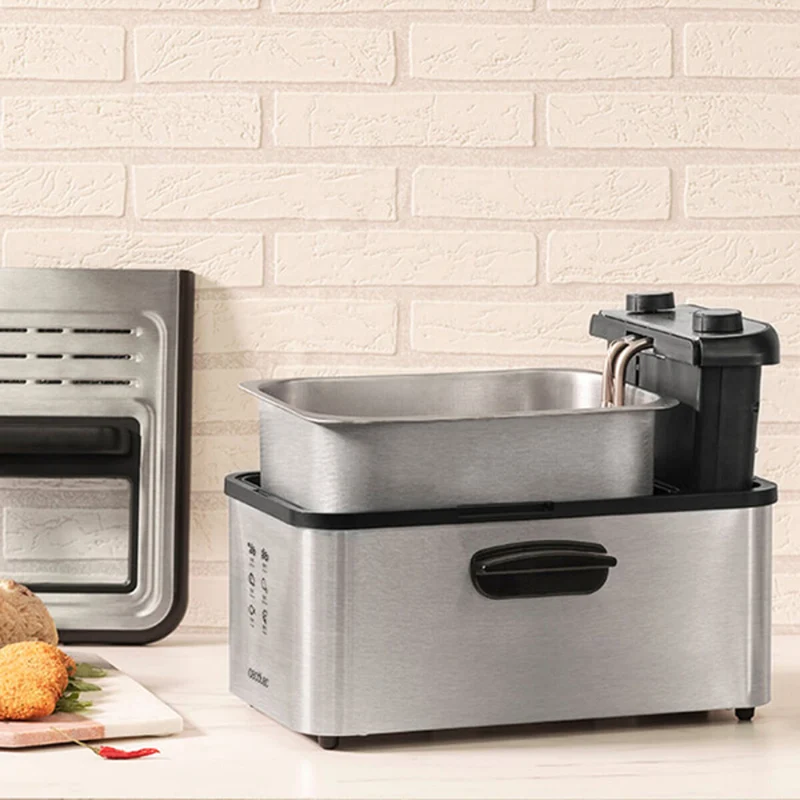 Friteuse à graisse profonde Cecotec CleanFry Infinity 3000 3 L 2400W Acier inoxydable
