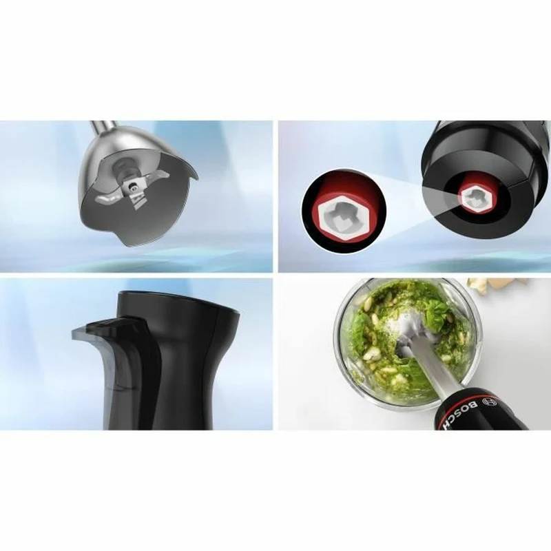 Mixeur plongeant BOSCH MSM4B620 Noir Argent 1000 W