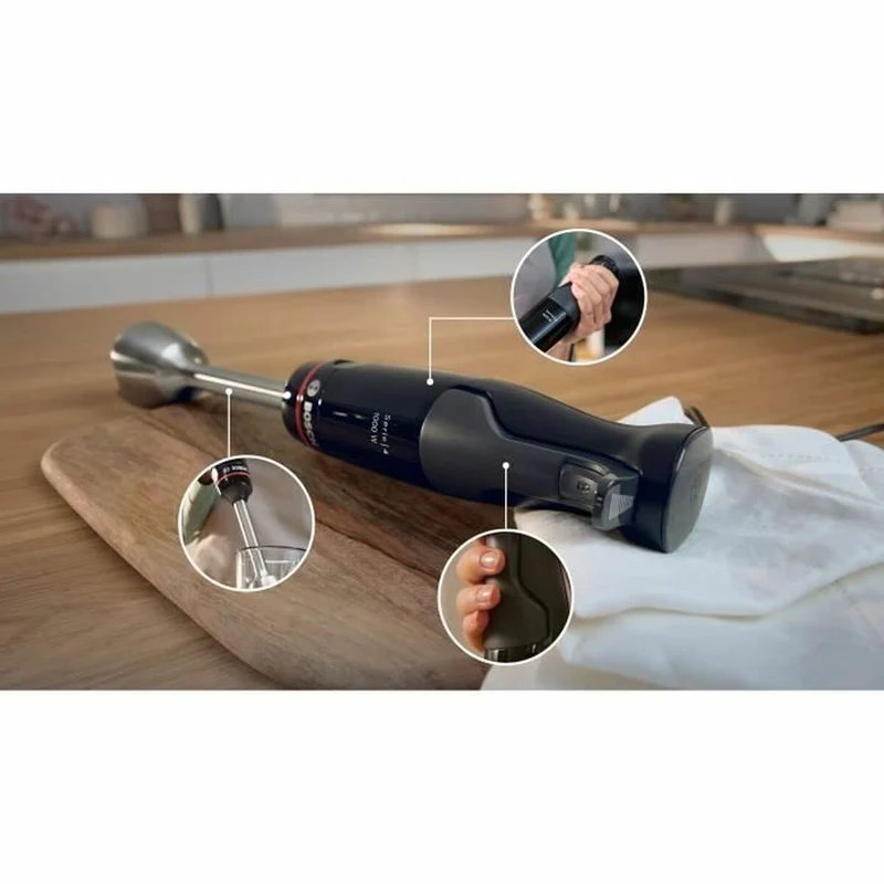 Mixeur plongeant BOSCH MSM4B620 Noir Argent 1000 W