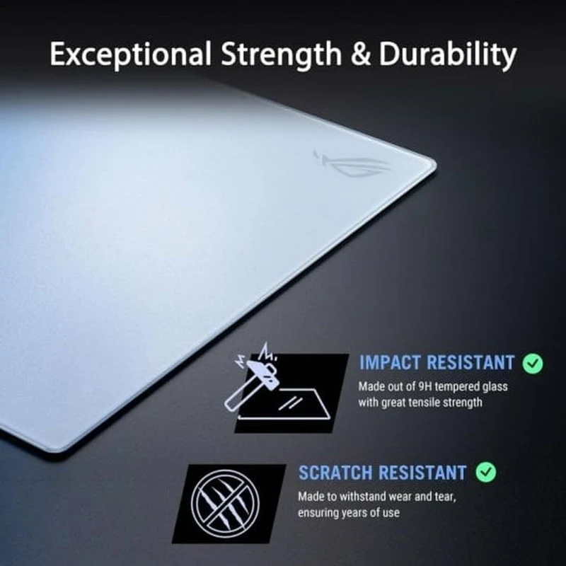 Tapis de souris Asus ROG Moonstone Ace L Blanc